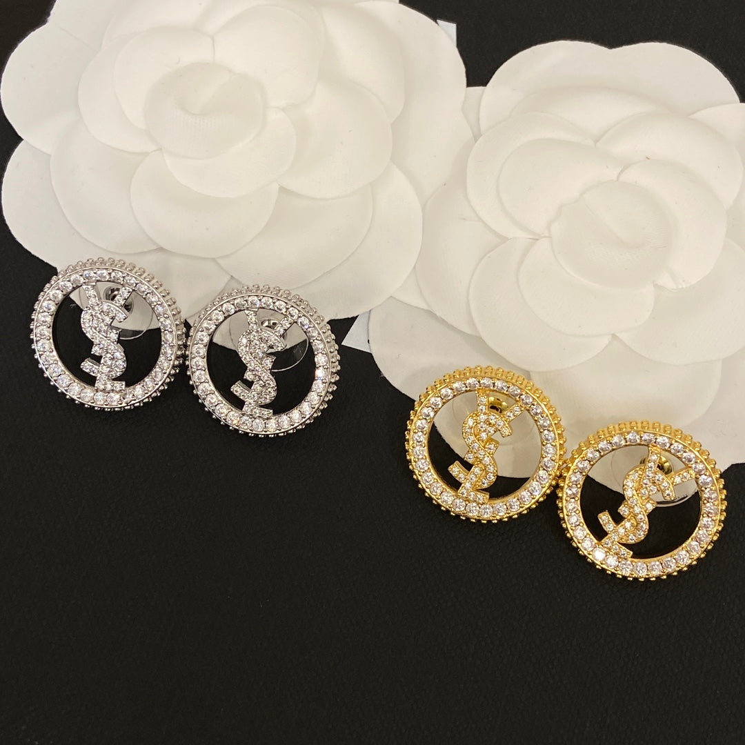 Fashion YS rhinestone earrings