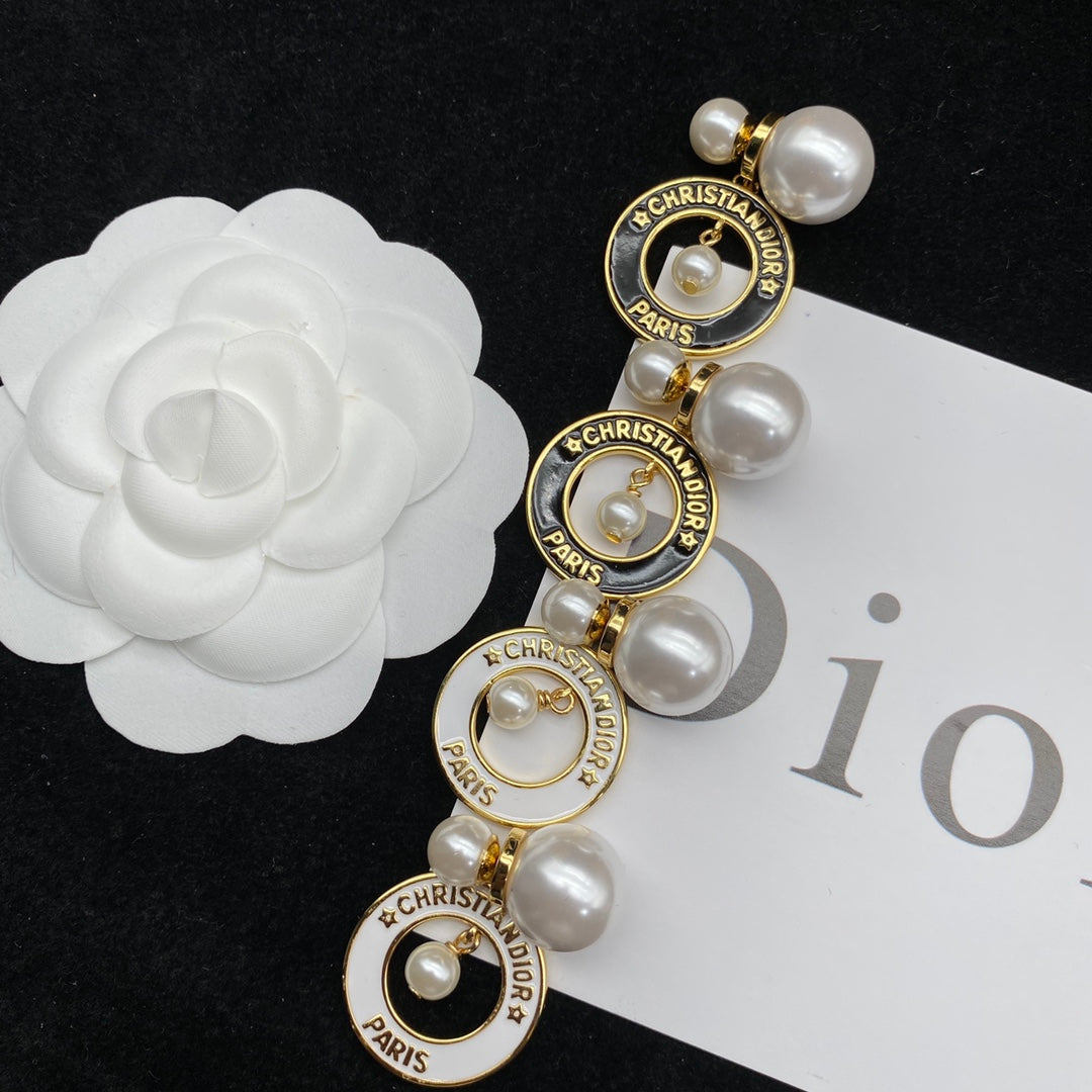 Fashion CD Pearl Earrings