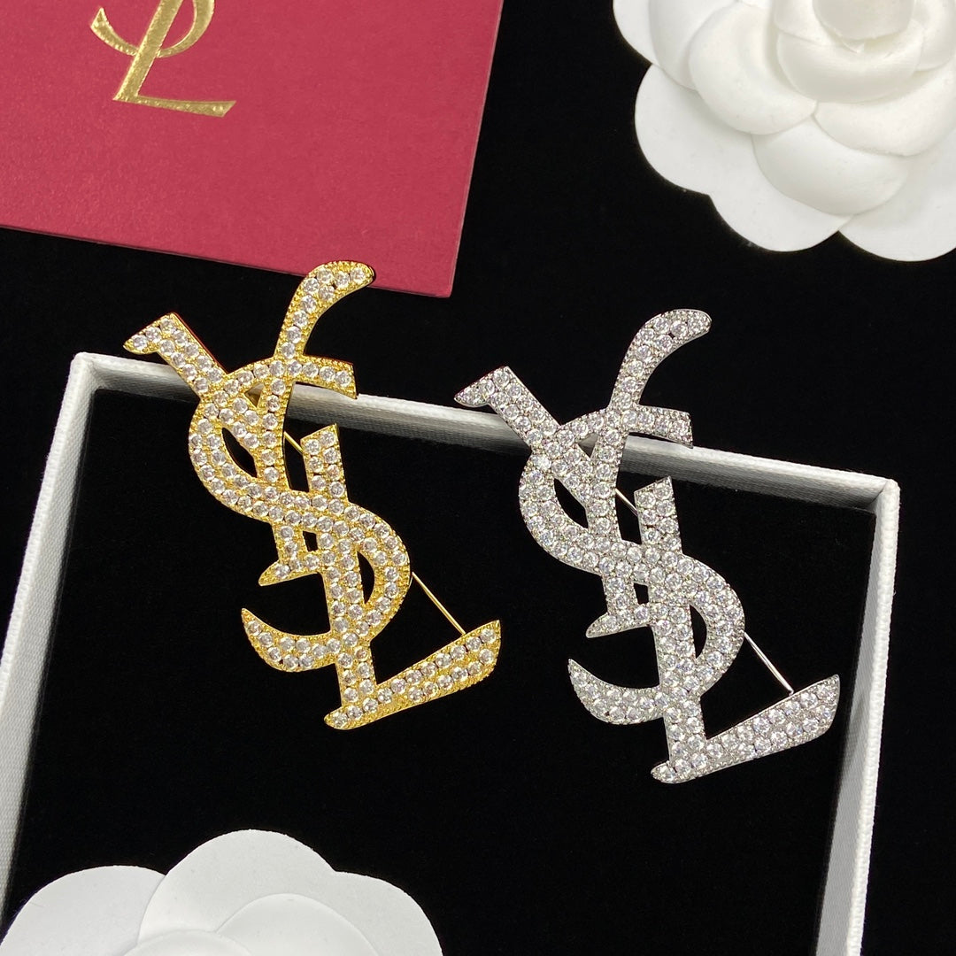 Fashion YS rhinestone pattern brooch