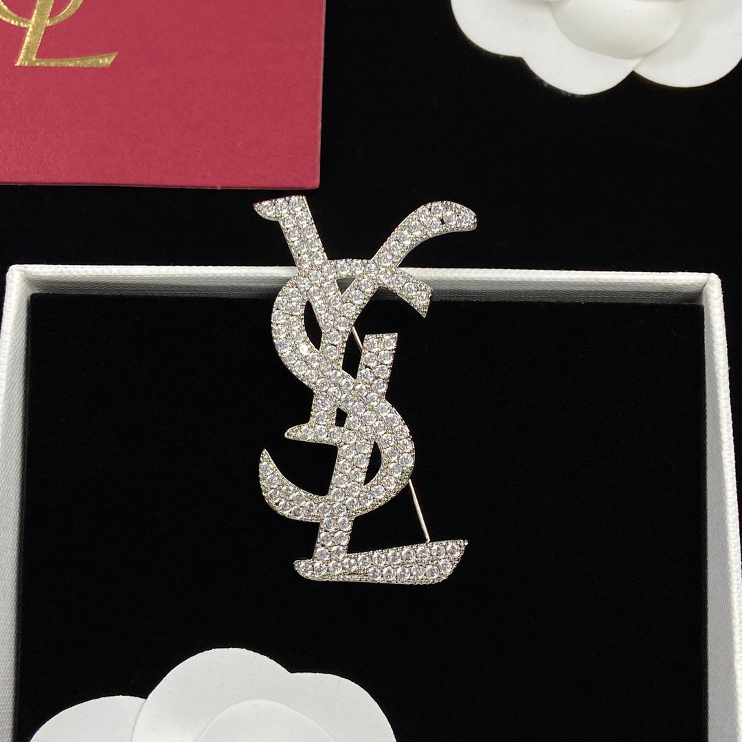 Fashion YS rhinestone pattern brooch