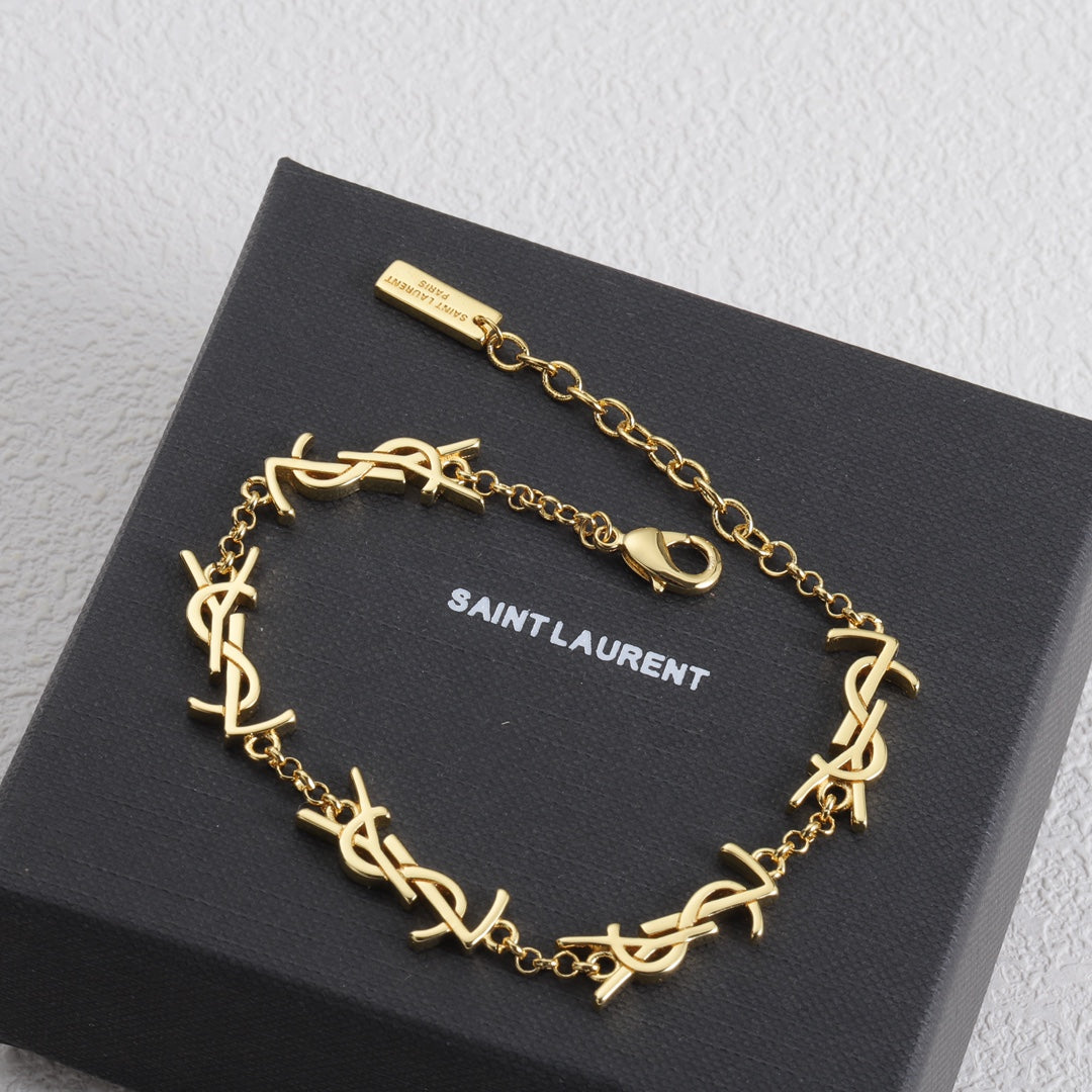 Classic YSL letter bracelet