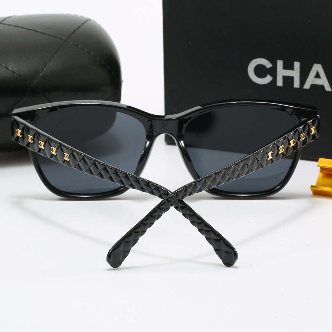 5 Colors Classic Double C Rhombic Frame Sunglasses