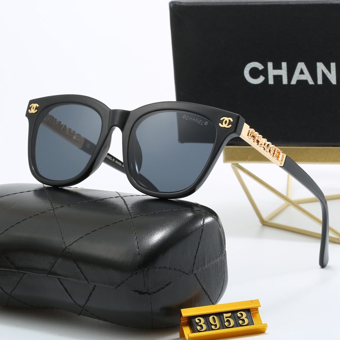 5 Colors Fashion Metal Letter Frame Sunglasses