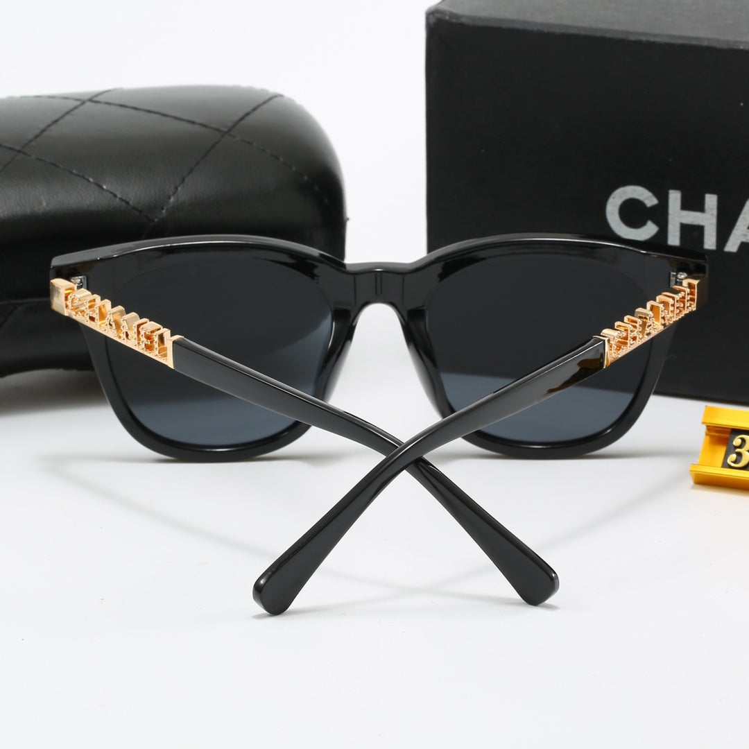 5 Colors Fashion Metal Letter Frame Sunglasses