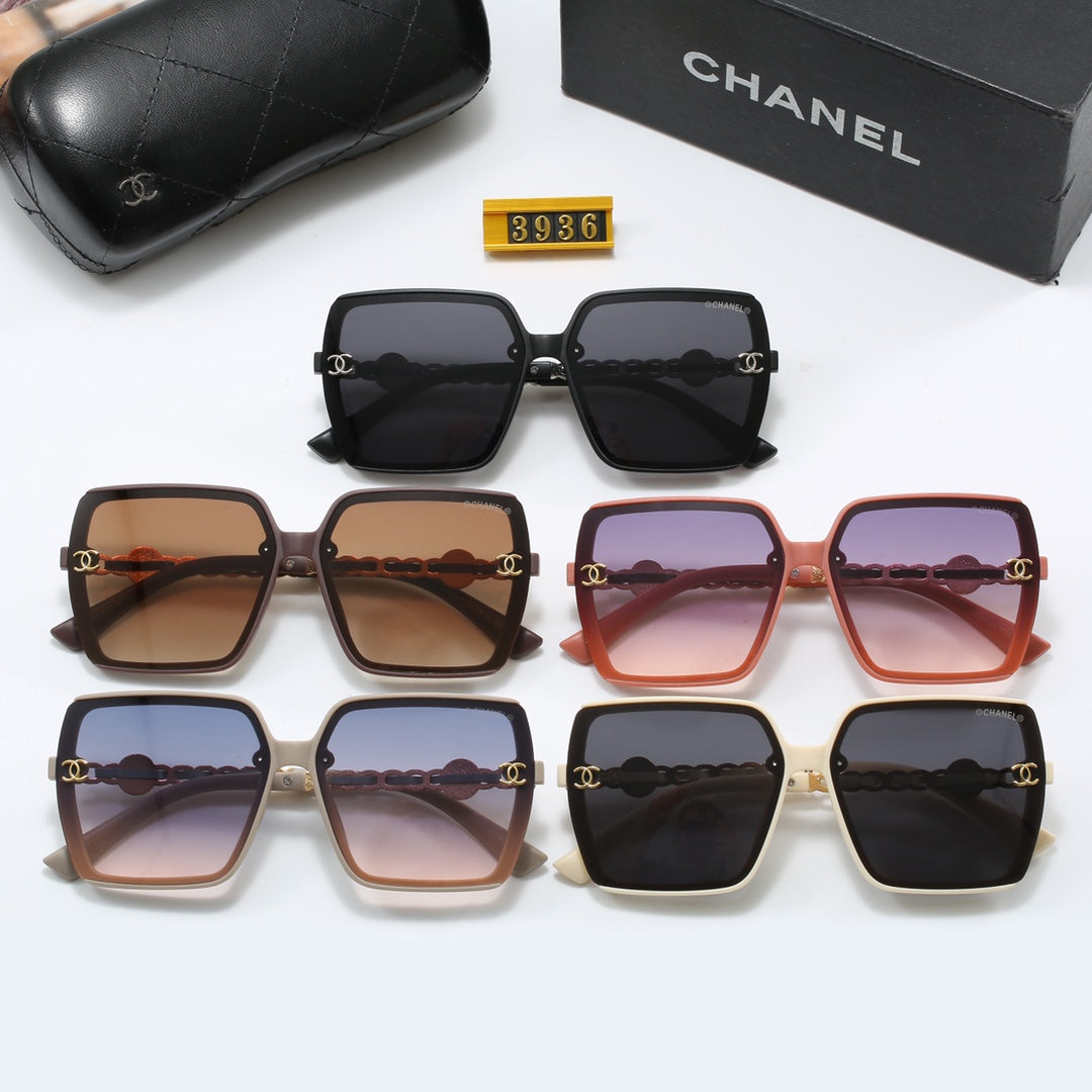 5 Colors Fashionable Metal Ring Frame Sunglasses