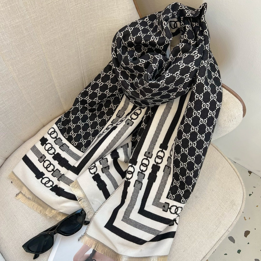 Fashion GG letter scarf