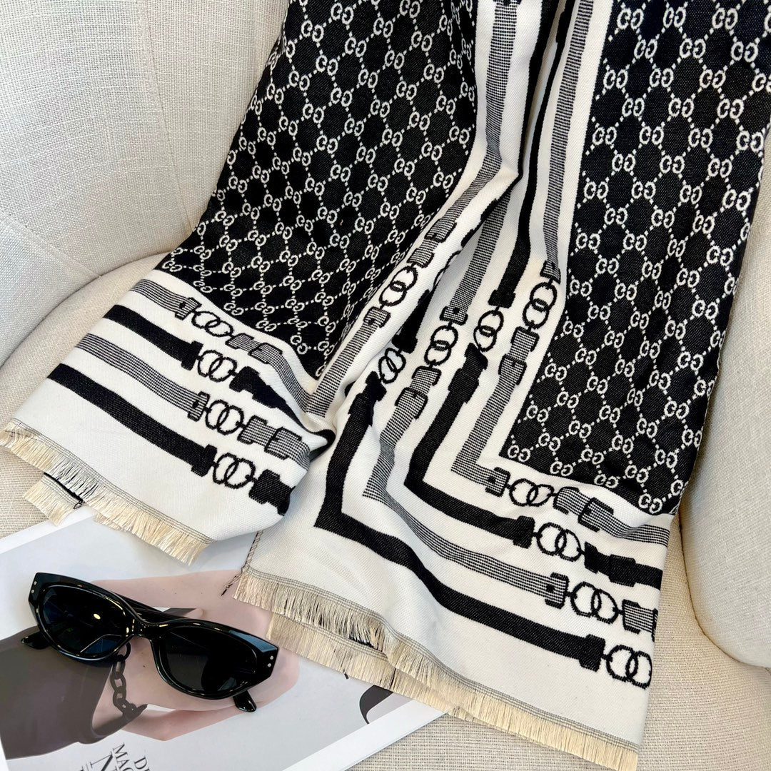 Fashion GG letter scarf