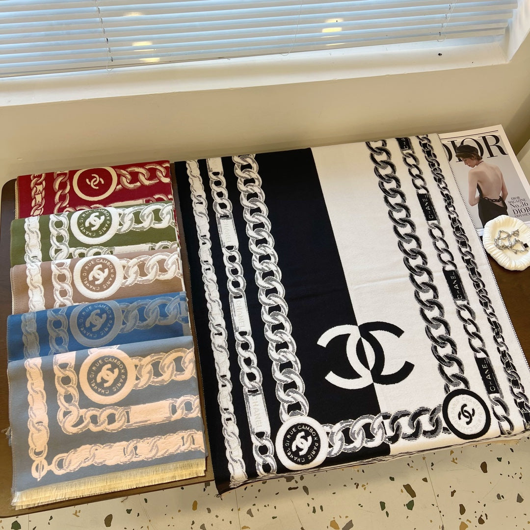 Fashion CC letter scarf