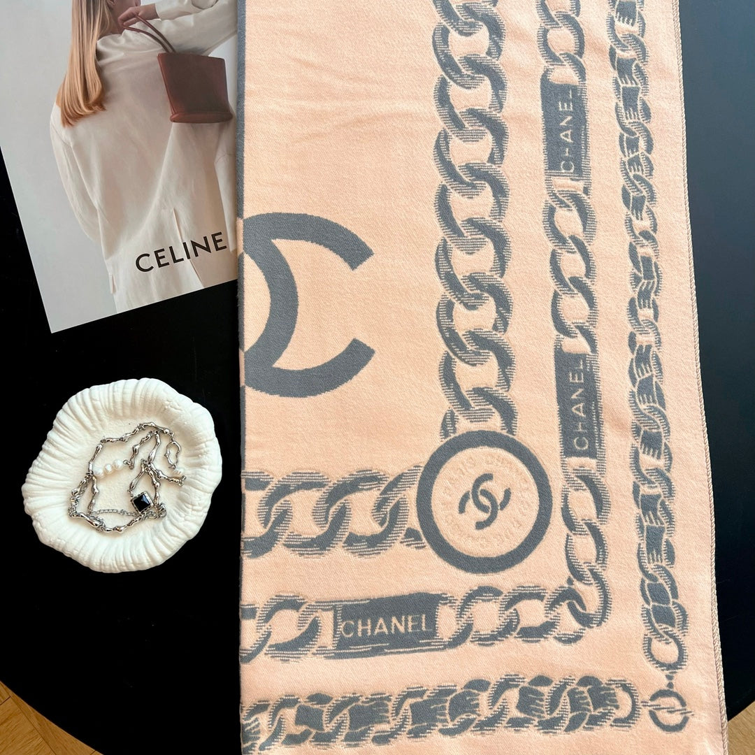 Fashion CC letter scarf