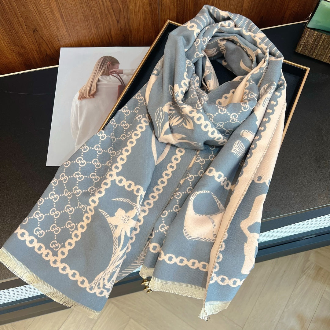 Fashion GG letter scarf