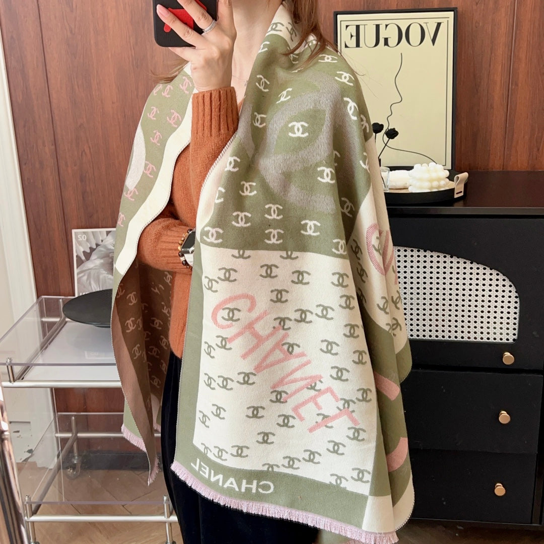 Fashion CC letter scarf