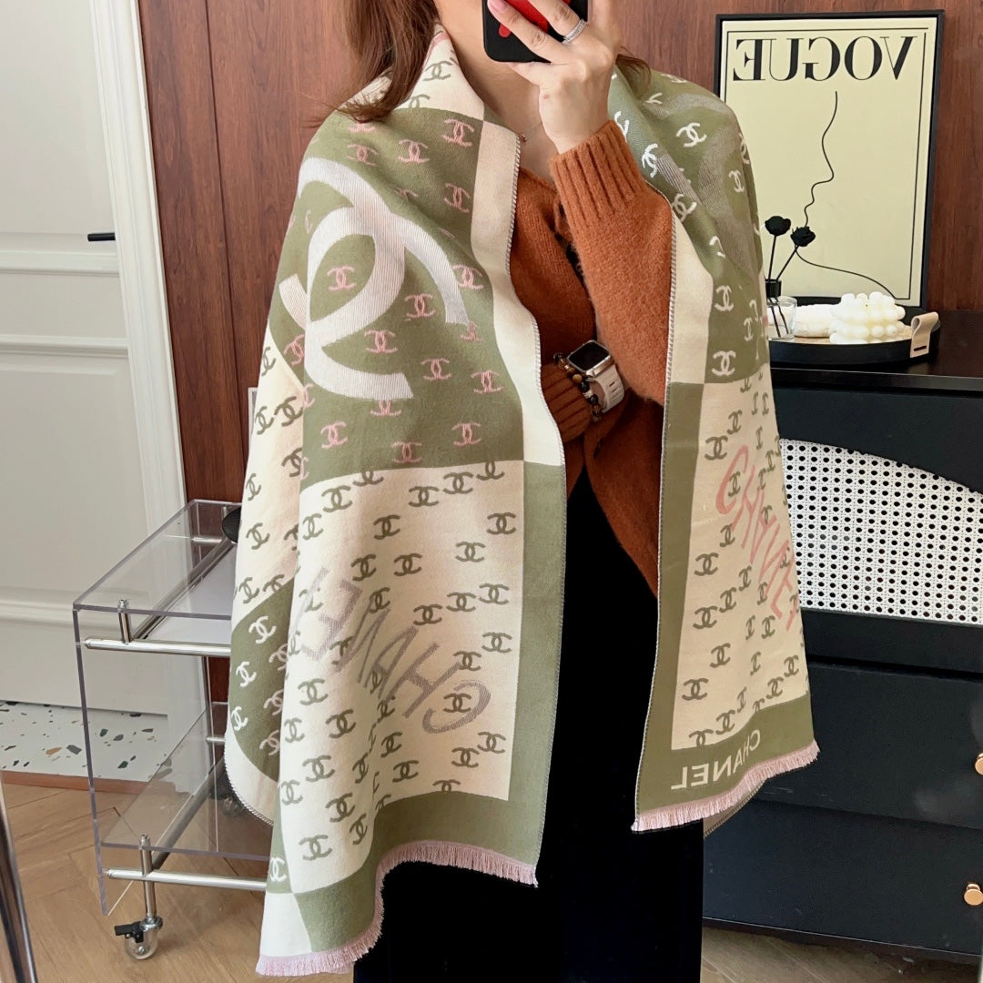 Fashion CC letter scarf