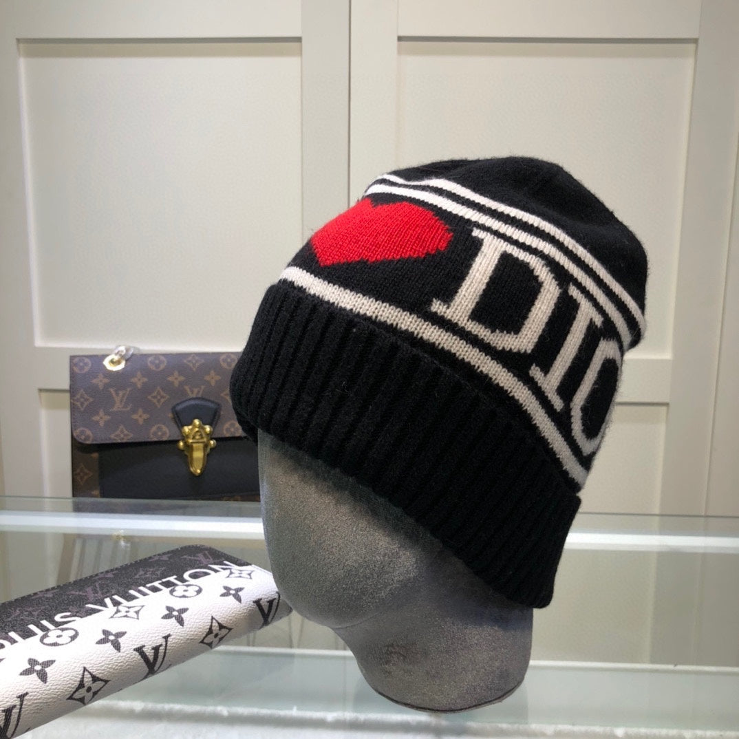 Fashion plush CD knitted hat