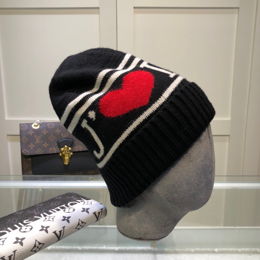 Fashion plush CD knitted hat