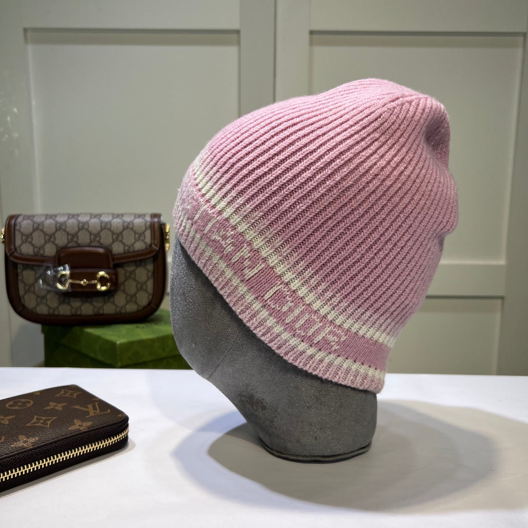 Fashion plush CD knitted hat