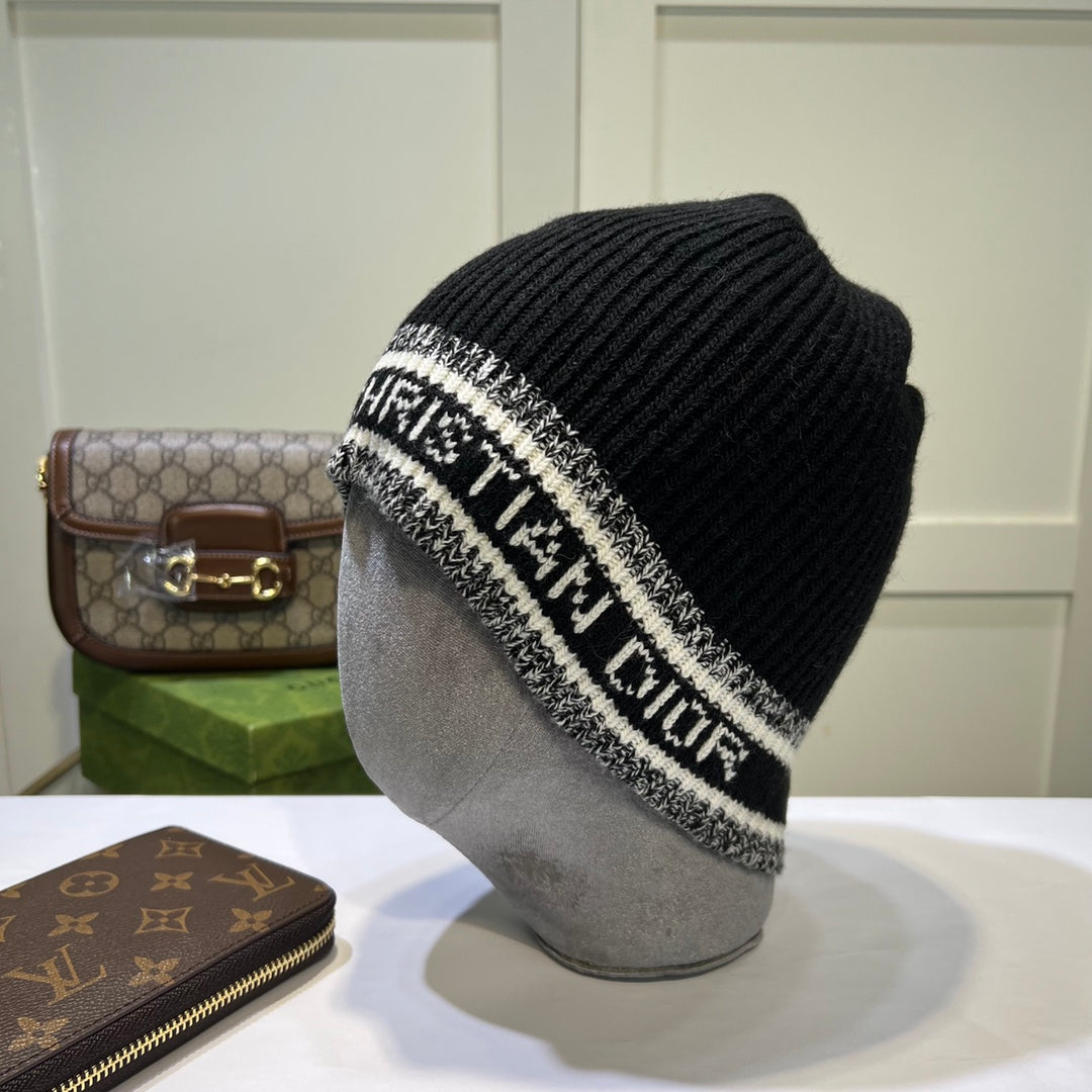 Fashion plush CD knitted hat