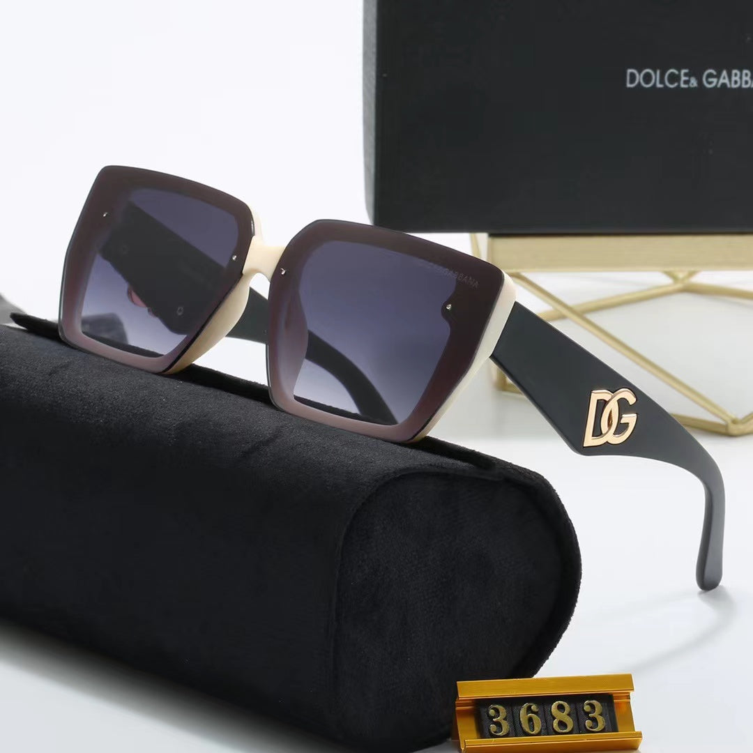 5-color fashionable DG printed temple polarized sunglasses