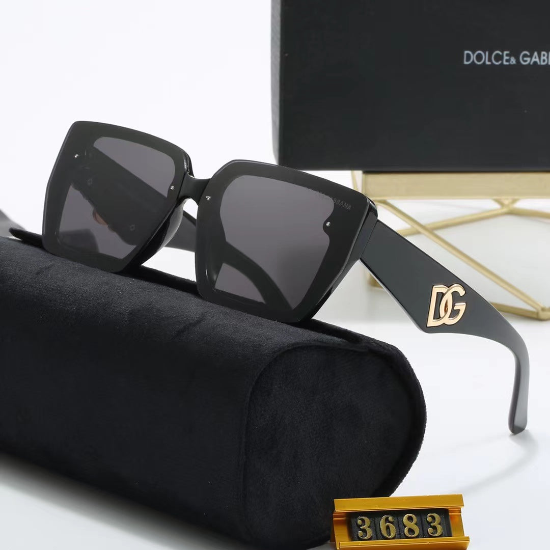 5-color fashionable DG printed temple polarized sunglasses