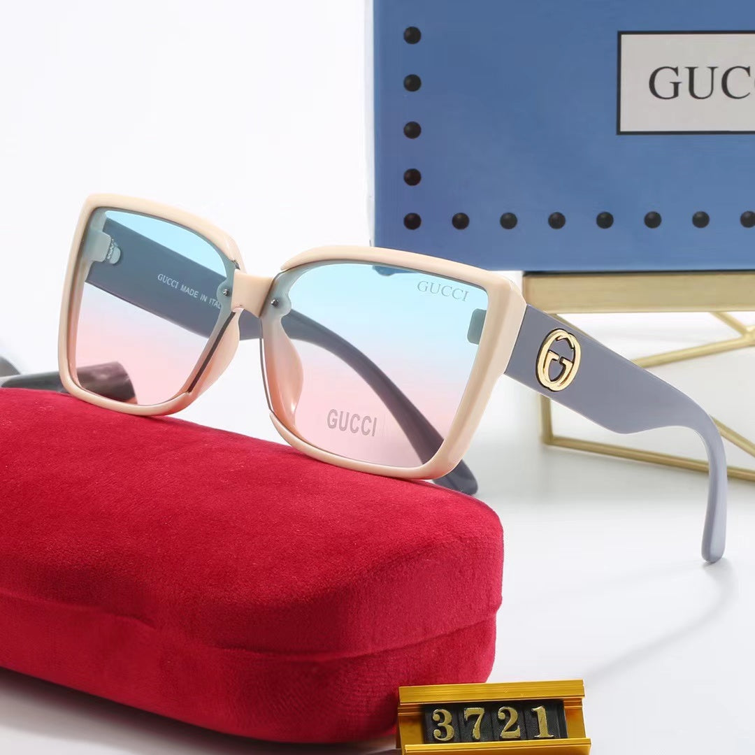 7-color fashionable GG letter polarized sunglasses