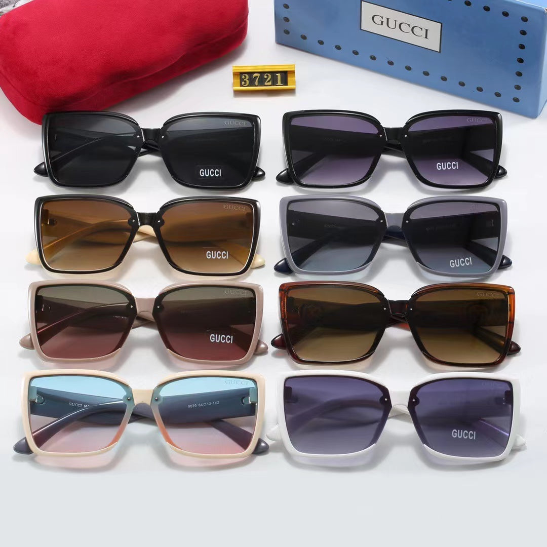 7-color fashionable GG letter polarized sunglasses