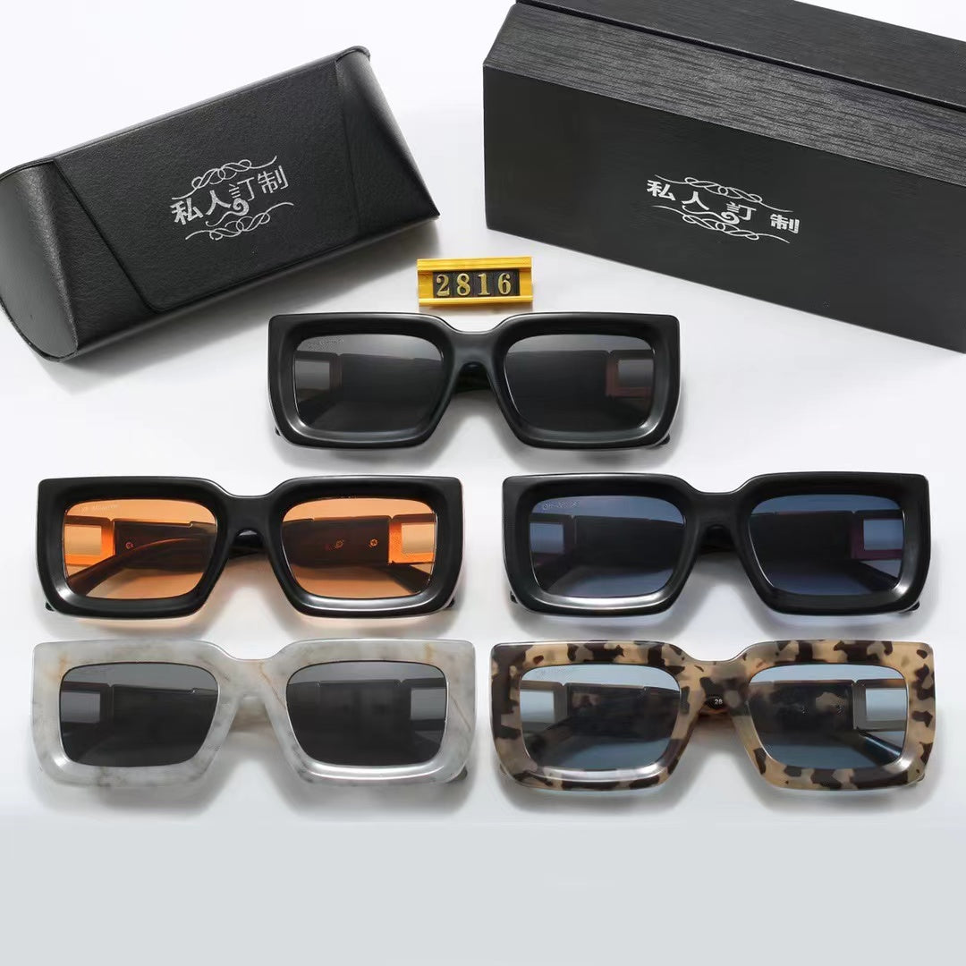 5-color fashionable FF letter polarized sunglasses