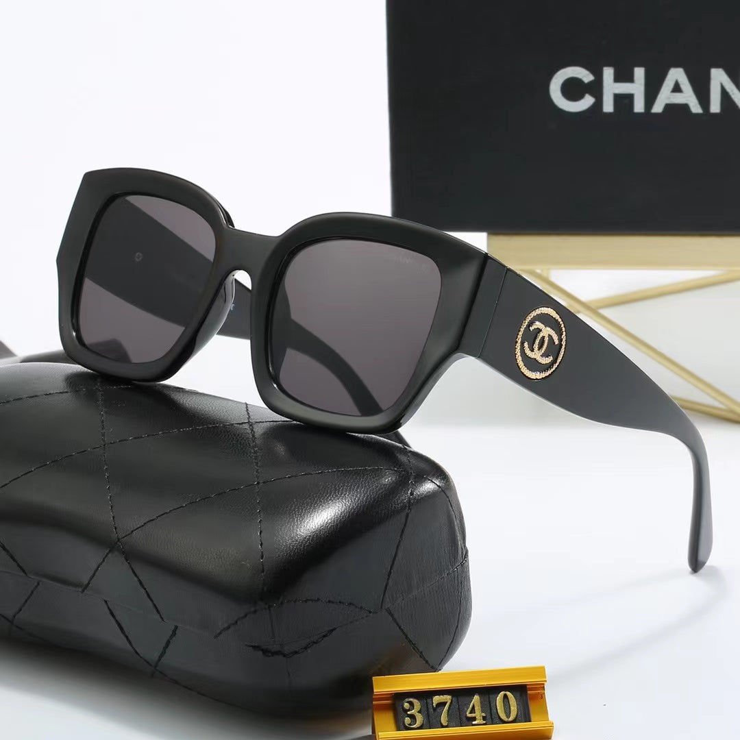 5-color fashionable CC letter polarized sunglasses