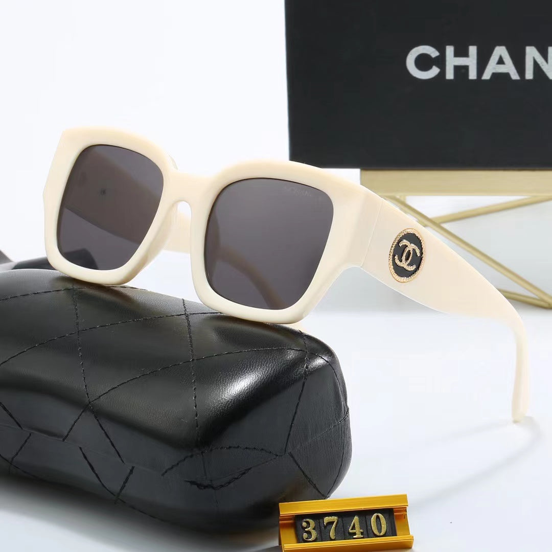 5-color fashionable CC letter polarized sunglasses