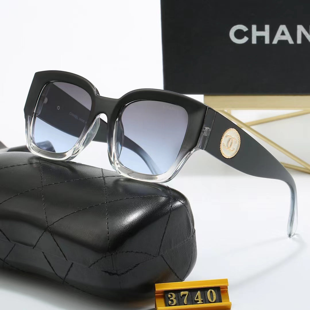 5-color fashionable CC letter polarized sunglasses