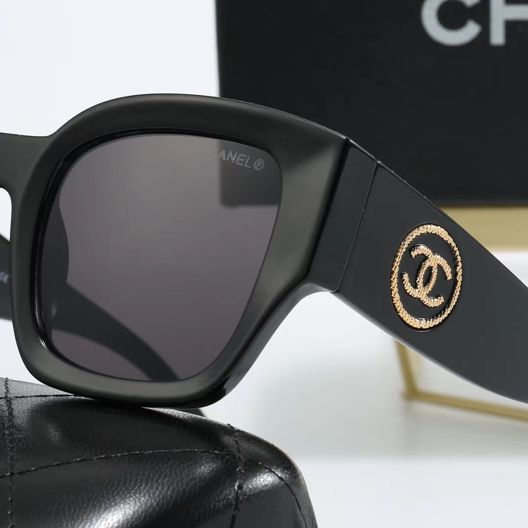 5-color fashionable CC letter polarized sunglasses