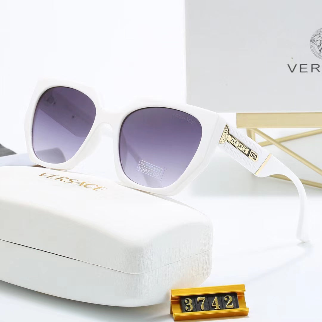 8-color fashionable VE letter polarized sunglasses