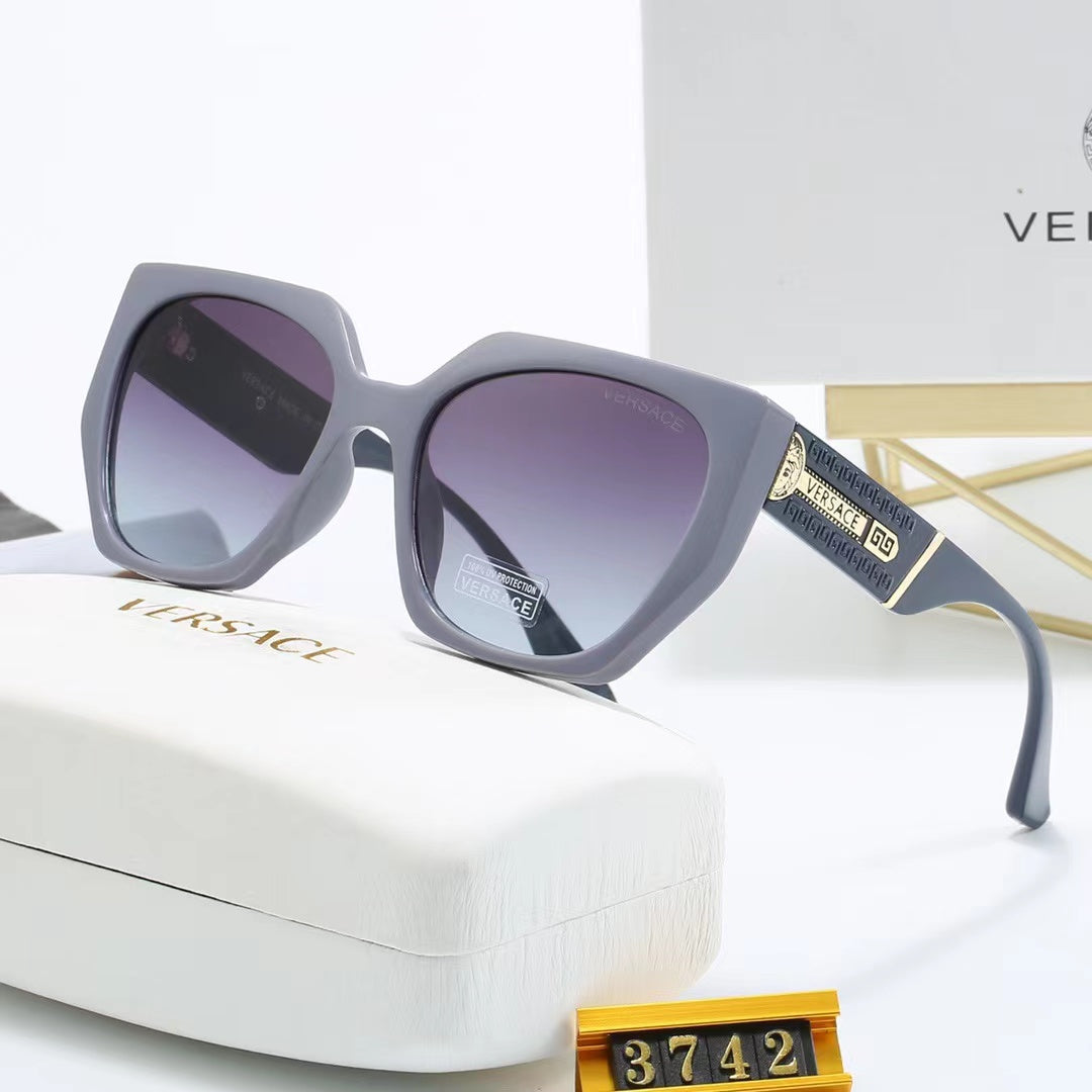 8-color fashionable VE letter polarized sunglasses