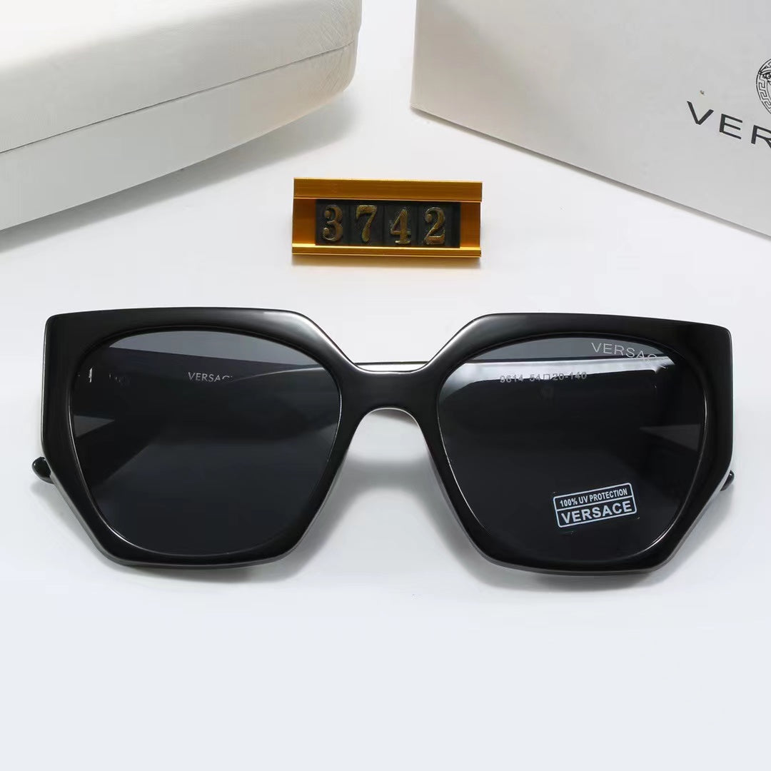 8-color fashionable VE letter polarized sunglasses