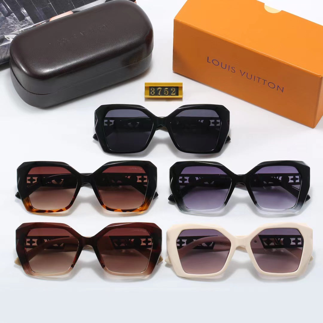 8-color fashionable four-leaf clover temple polarized sunglasses