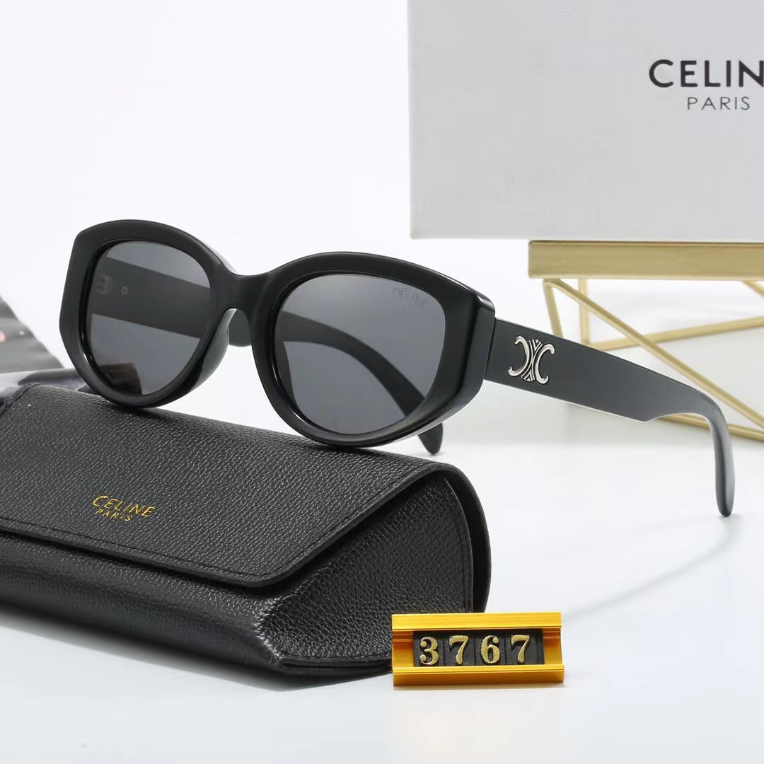 4-color fashionable CE letter temple polarized sunglasses