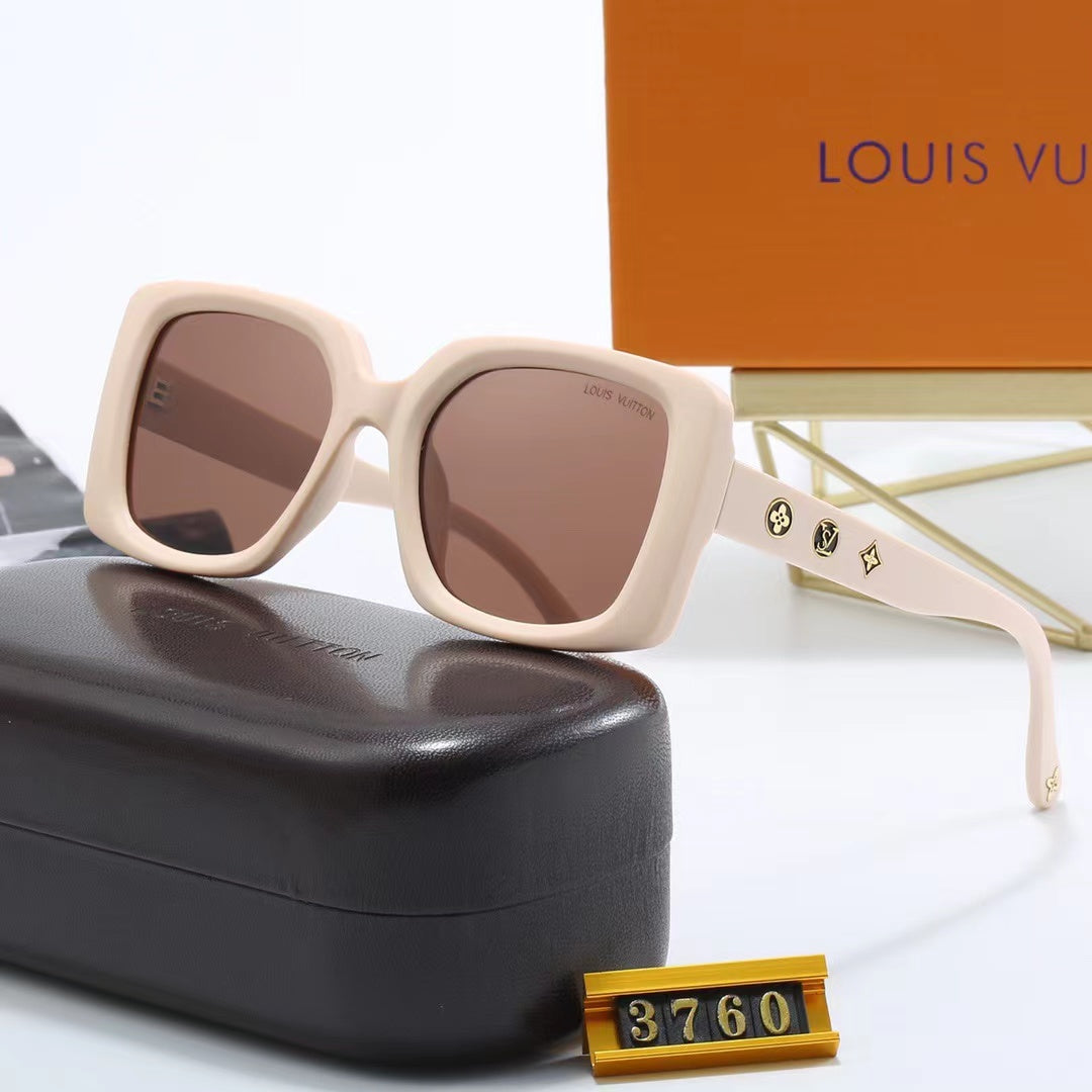 5-color fashionable L letter temple polarized sunglasses