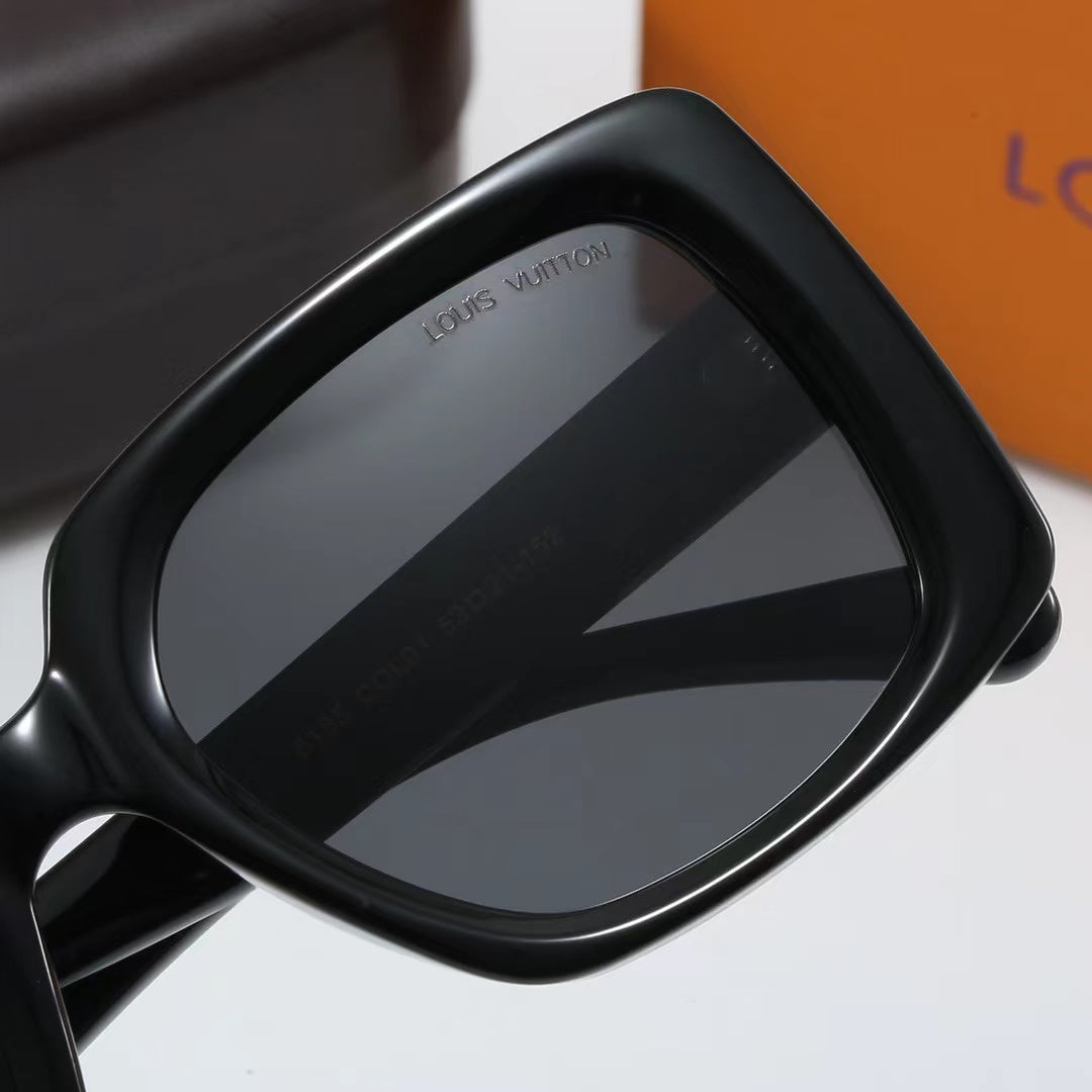 5-color fashionable L letter temple polarized sunglasses