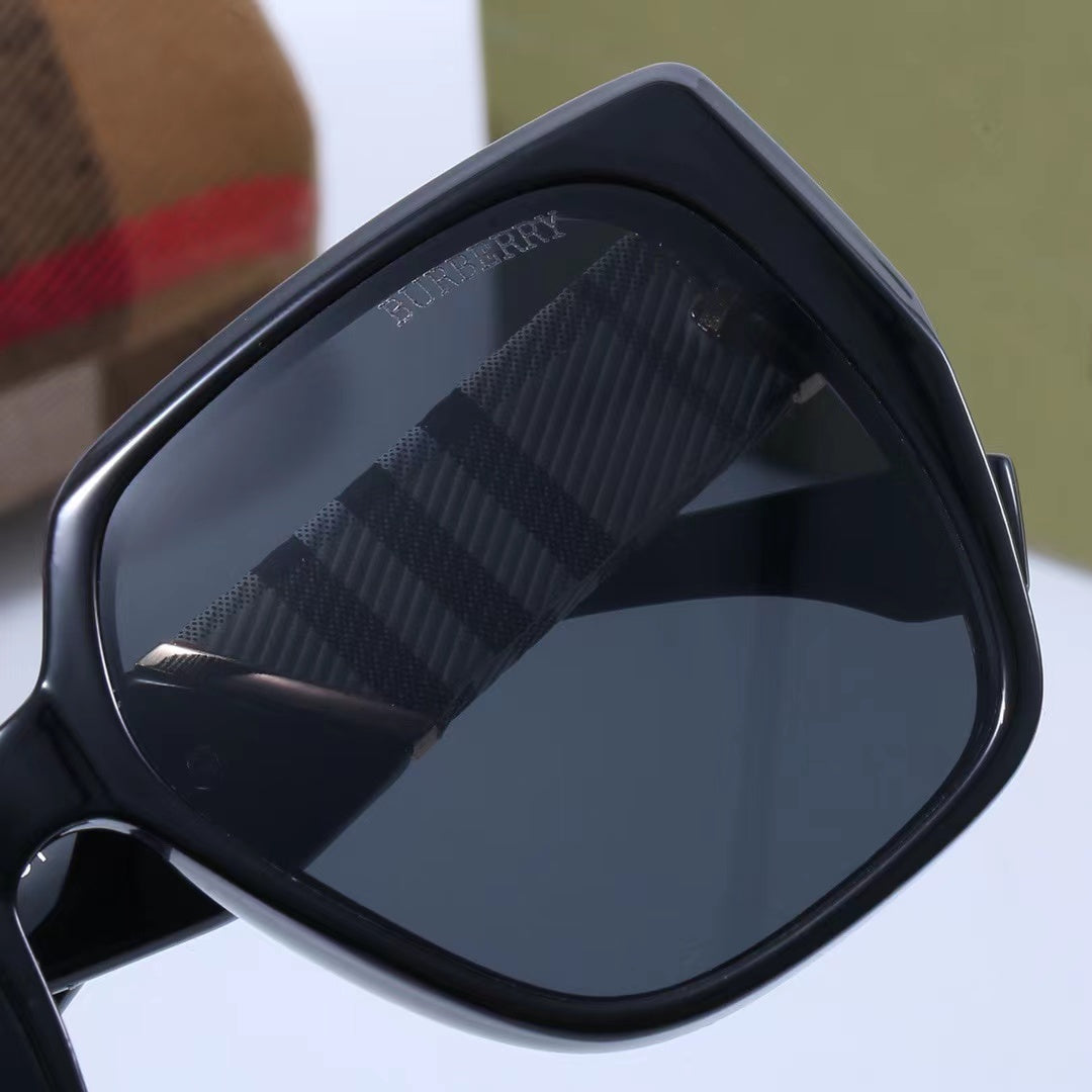 5-color fashionable BUR letter temple polarized sunglasses