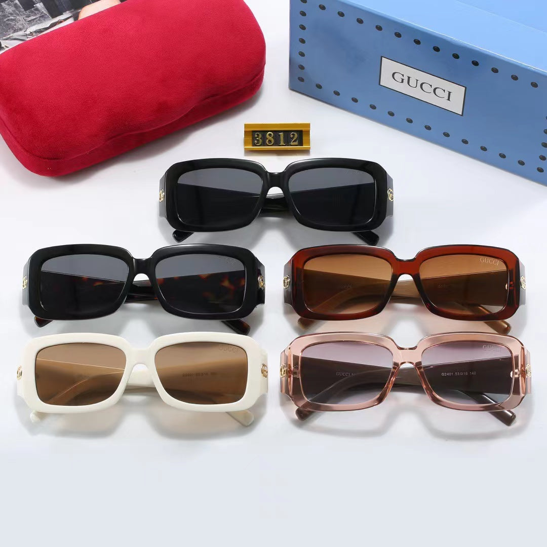 5-color fashionable GG temple polarized sunglasses