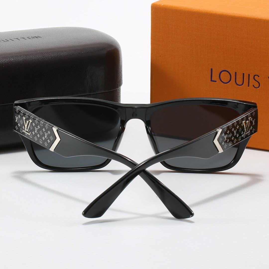 5-color fashionable four-leaf clover print lens sunglasses