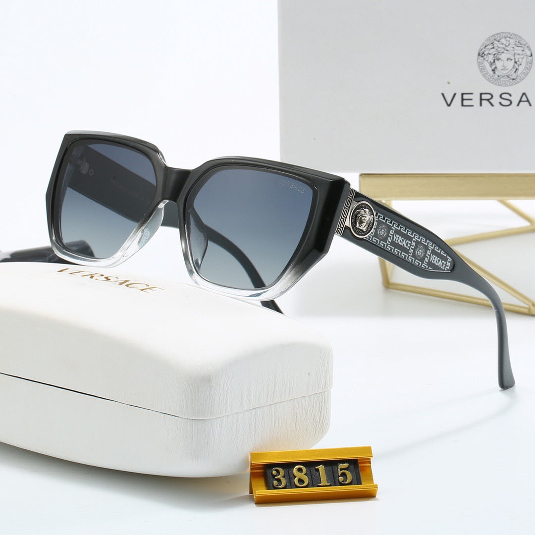 5-color fashionable VE letter printed lens sunglasses