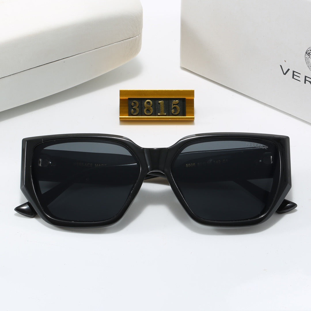 5-color fashionable VE letter printed lens sunglasses