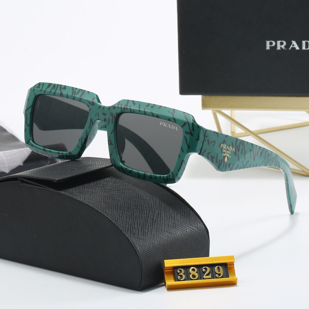 6-color fashionable PA letter printed lens sunglasses