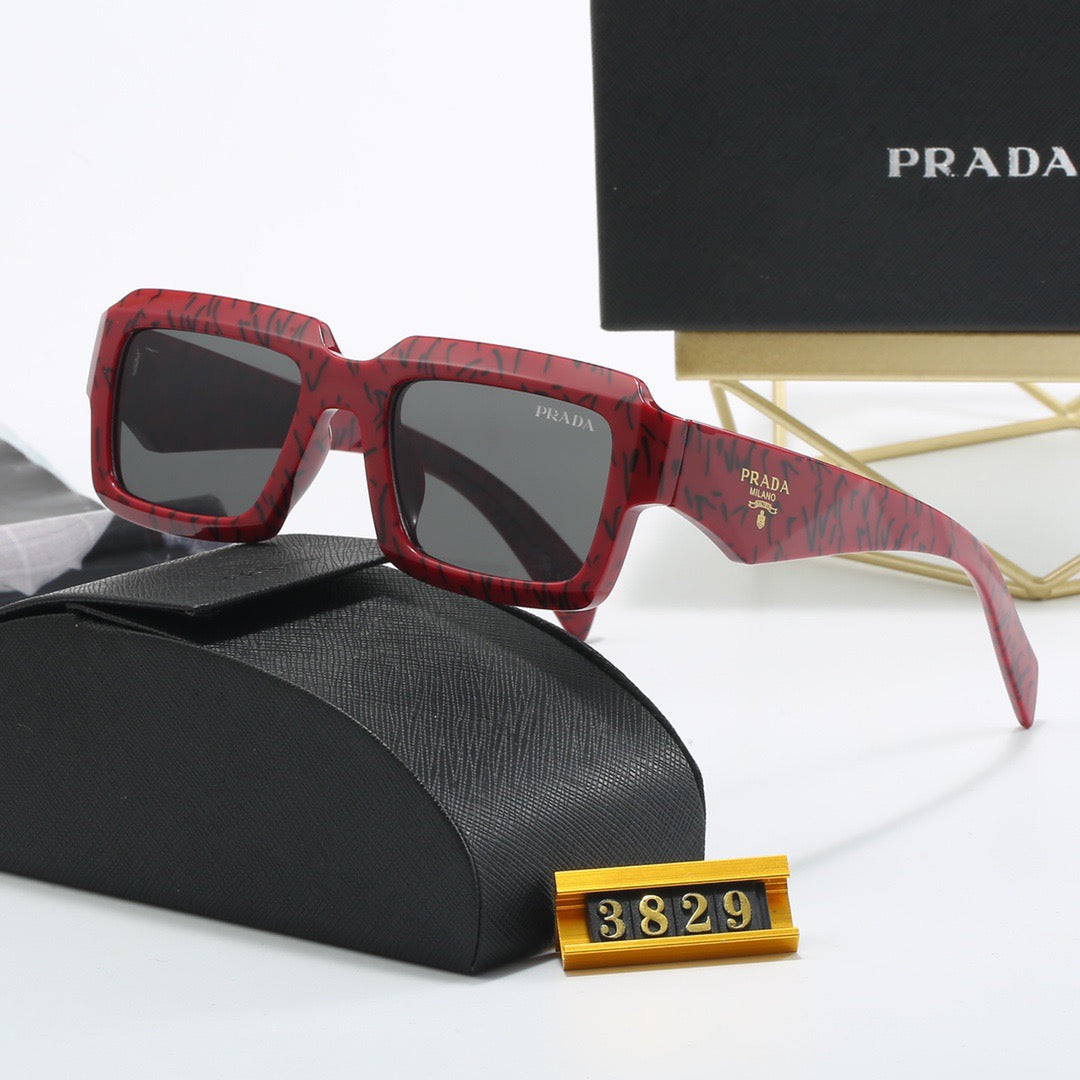 6-color fashionable PA letter printed lens sunglasses