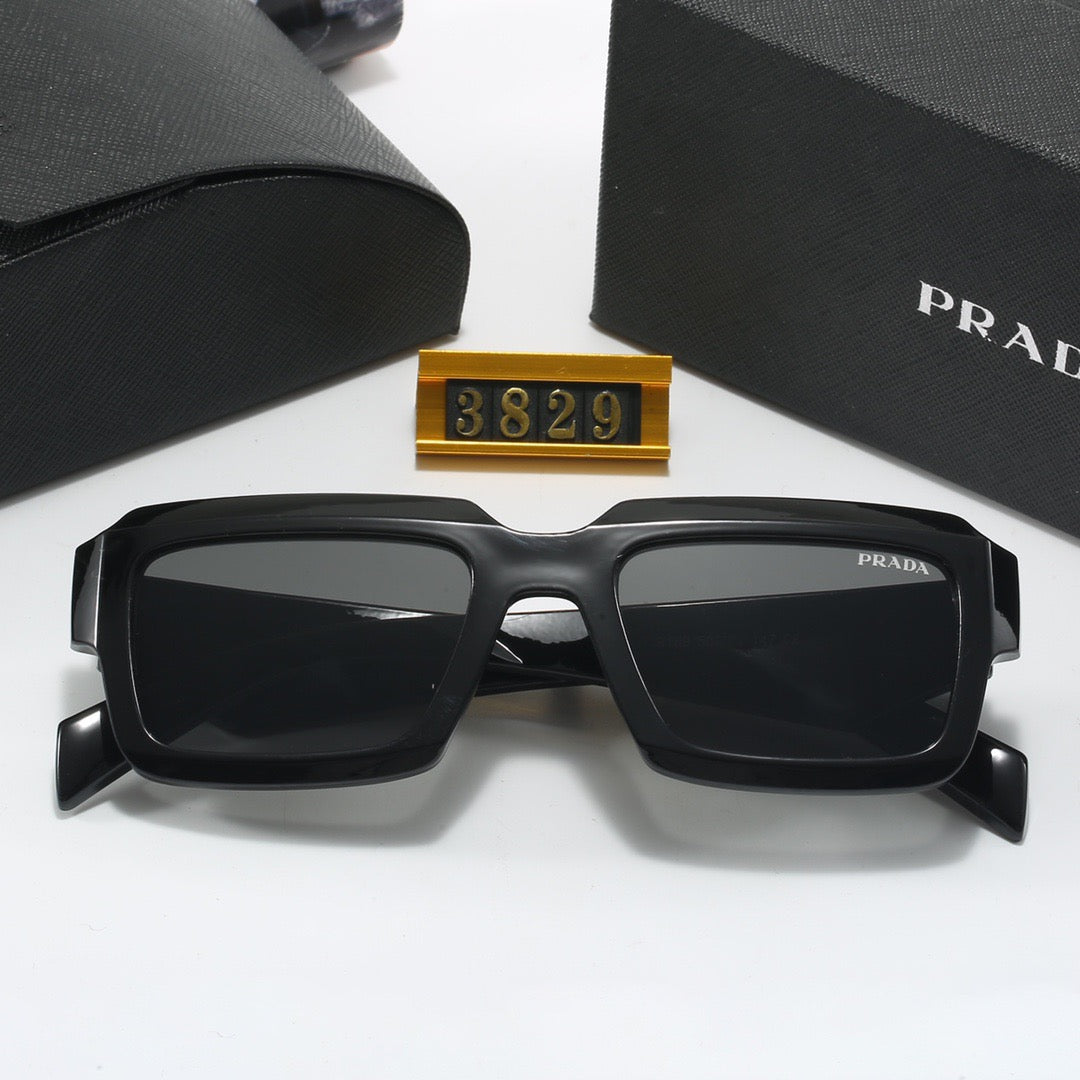 6-color fashionable PA letter printed lens sunglasses