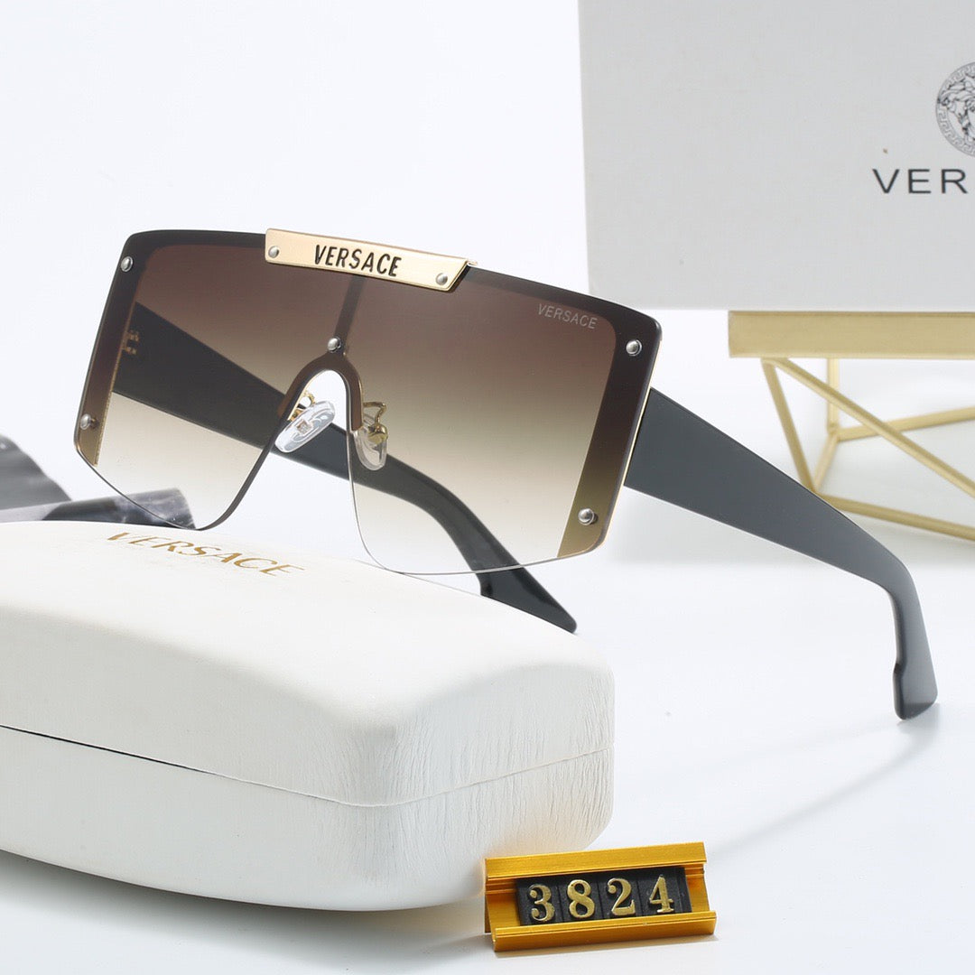 5-color fashionable VER letter printed lens sunglasses