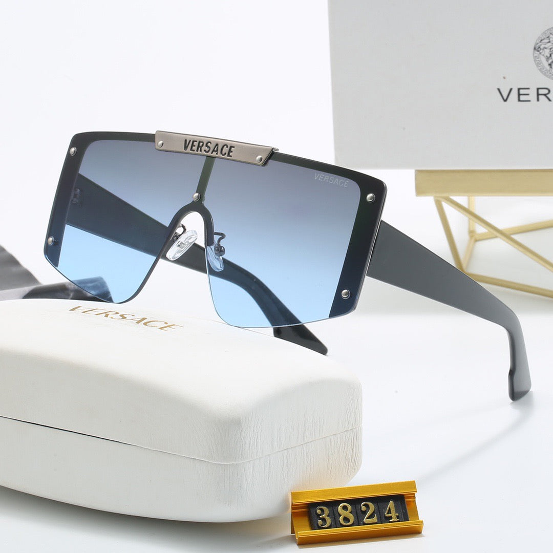 5-color fashionable VER letter printed lens sunglasses