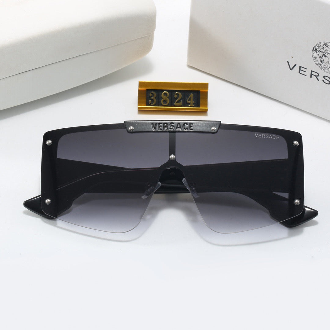 5-color fashionable VER letter printed lens sunglasses