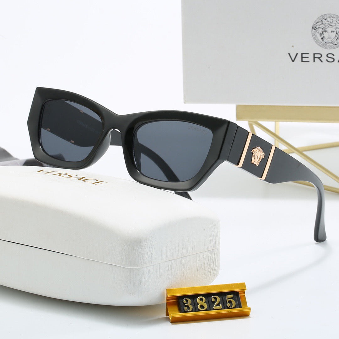 5-color fashionable VE letter printed lens sunglasses