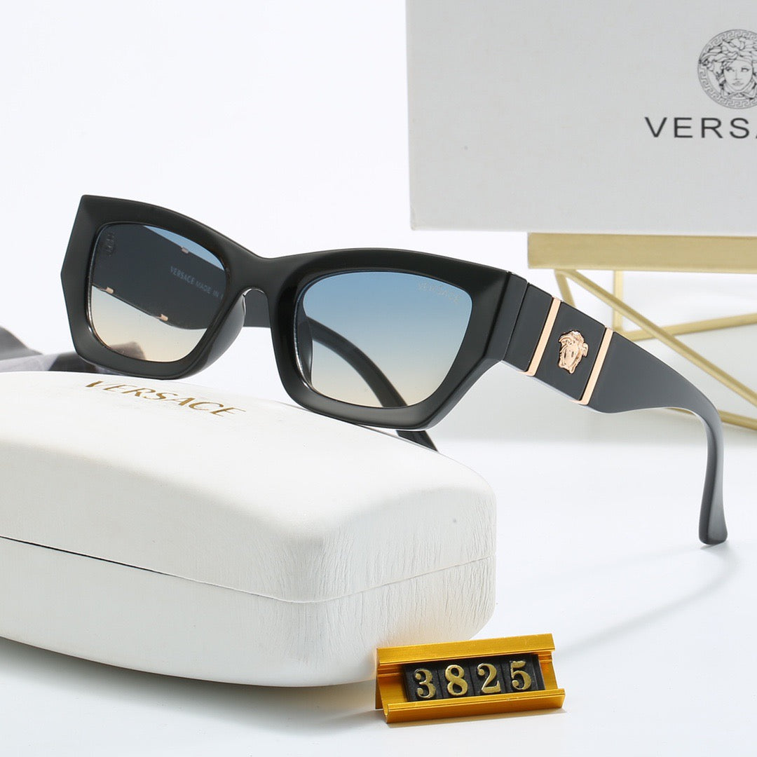 5-color fashionable VE letter printed lens sunglasses