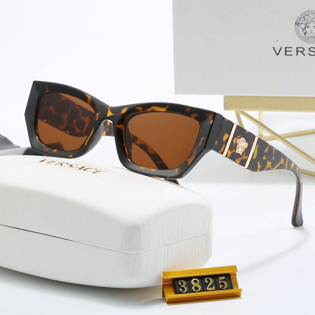 5-color fashionable VE letter printed lens sunglasses